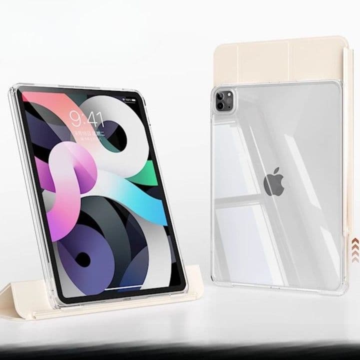 タブレットケース スマート耐衝撃 透明保護 iPad/iPad Air/iPad Pro/mini