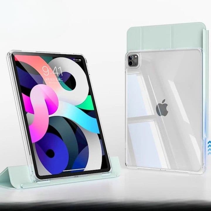タブレットケース スマート耐衝撃 透明保護 iPad/iPad Air/iPad Pro/mini