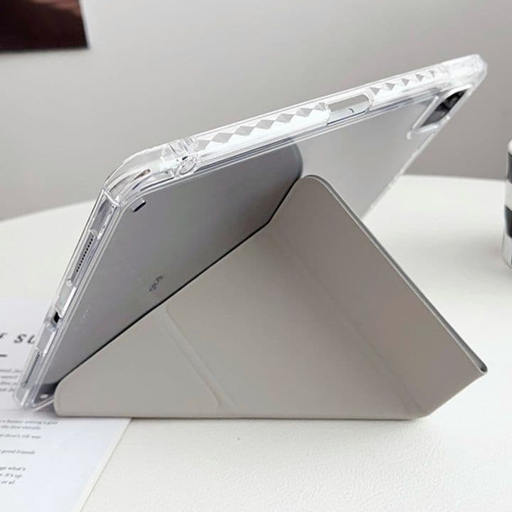 タブレットケース iPad/iPad Air/iPad Pro/mini 多角形デザイン 折りたたみ式タブレット保護カバー