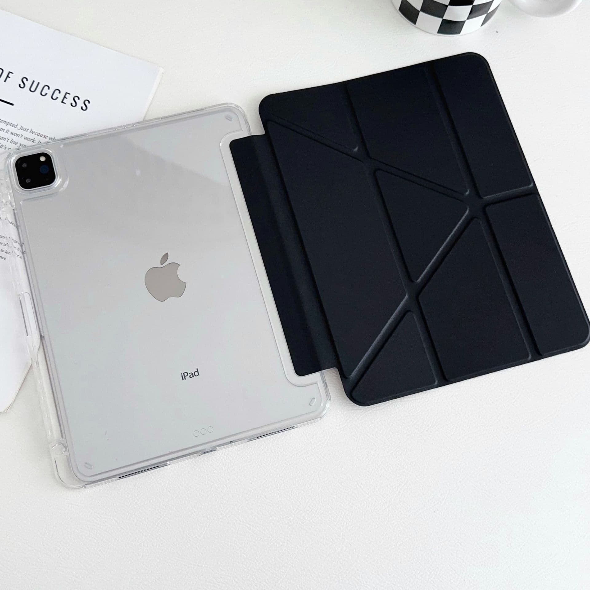 タブレットケース iPad/iPad Air/iPad Pro/mini 多角形デザイン 折りたたみ式タブレット保護カバー