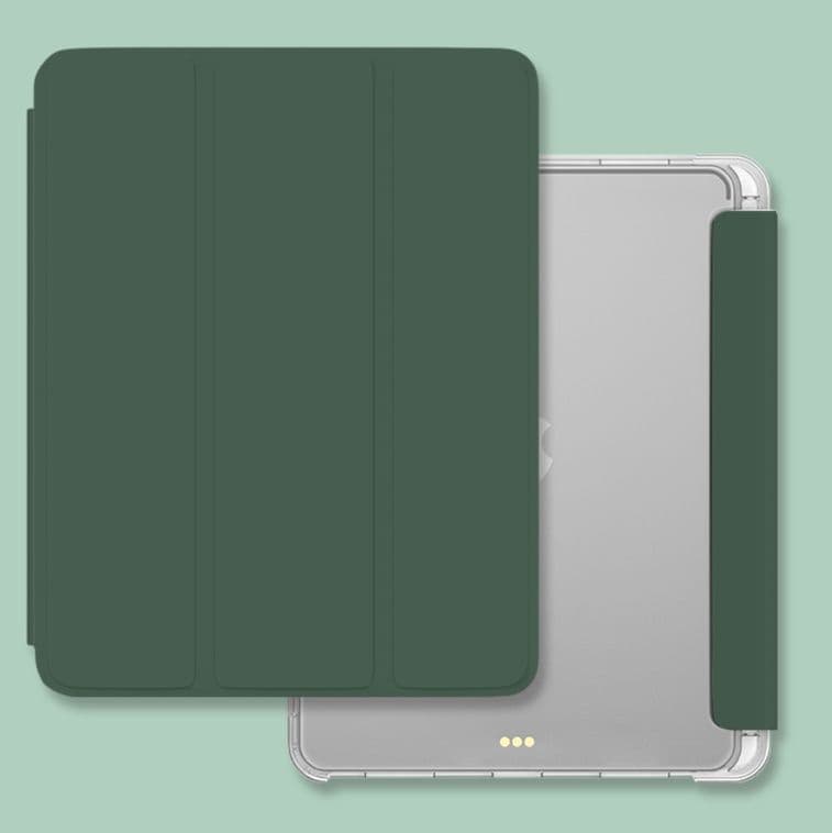 タブレットケース iPad/iPad Air/iPad Pro/mini 三つ折り透明ペン収納タブレット保護ケース