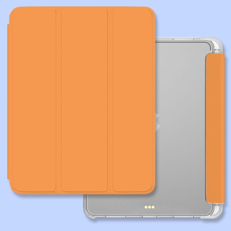 タブレットケース iPad/iPad Air/iPad Pro/mini 三つ折り透明ペン収納タブレット保護ケース