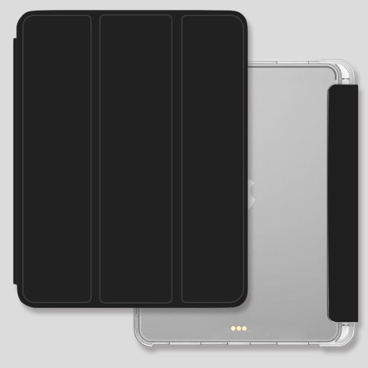 タブレットケース iPad/iPad Air/iPad Pro/mini 三つ折り透明ペン収納タブレット保護ケース