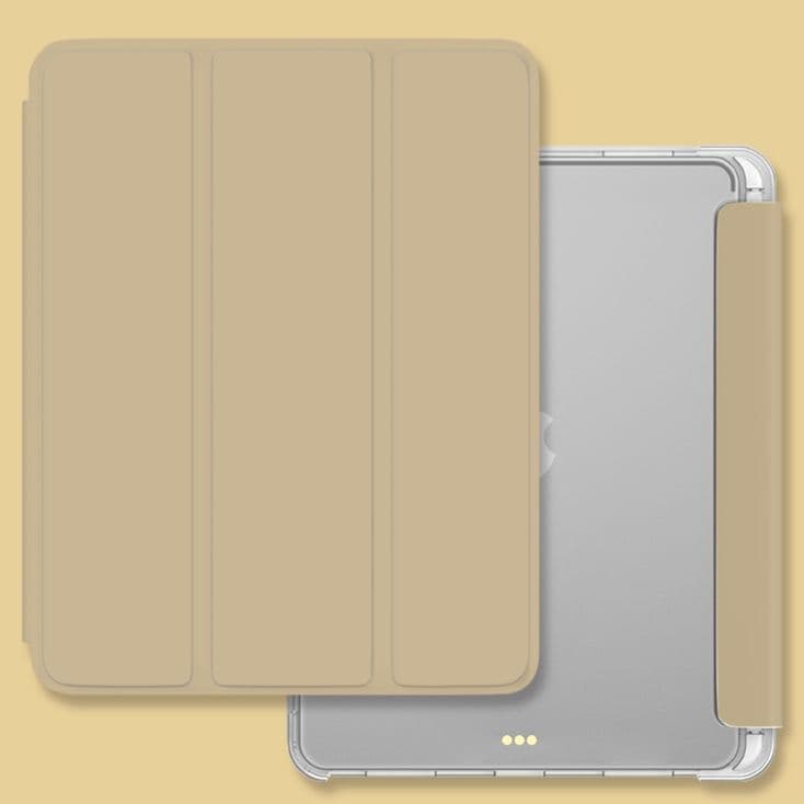 タブレットケース iPad/iPad Air/iPad Pro/mini 三つ折り透明ペン収納タブレット保護ケース