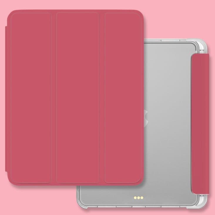 タブレットケース iPad/iPad Air/iPad Pro/mini 三つ折り透明ペン収納タブレット保護ケース