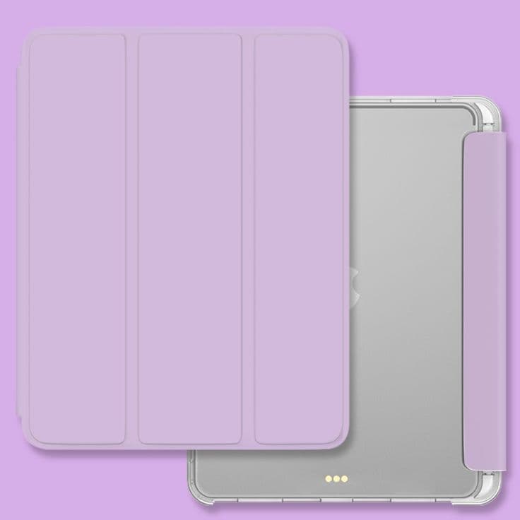 タブレットケース iPad/iPad Air/iPad Pro/mini 三つ折り透明ペン収納タブレット保護ケース