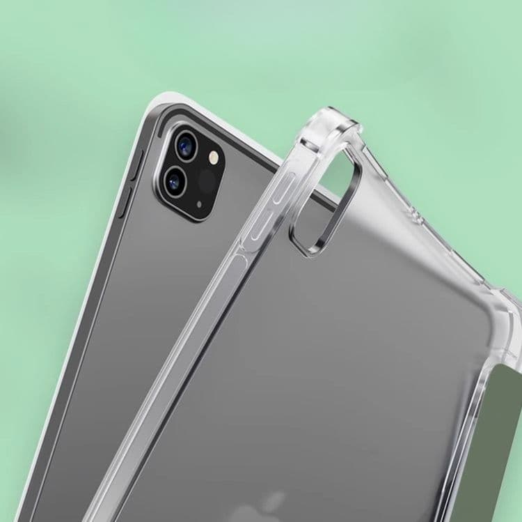 タブレットケース iPad/iPad Air/iPad Pro/mini 三つ折り透明ペン収納タブレット保護ケース