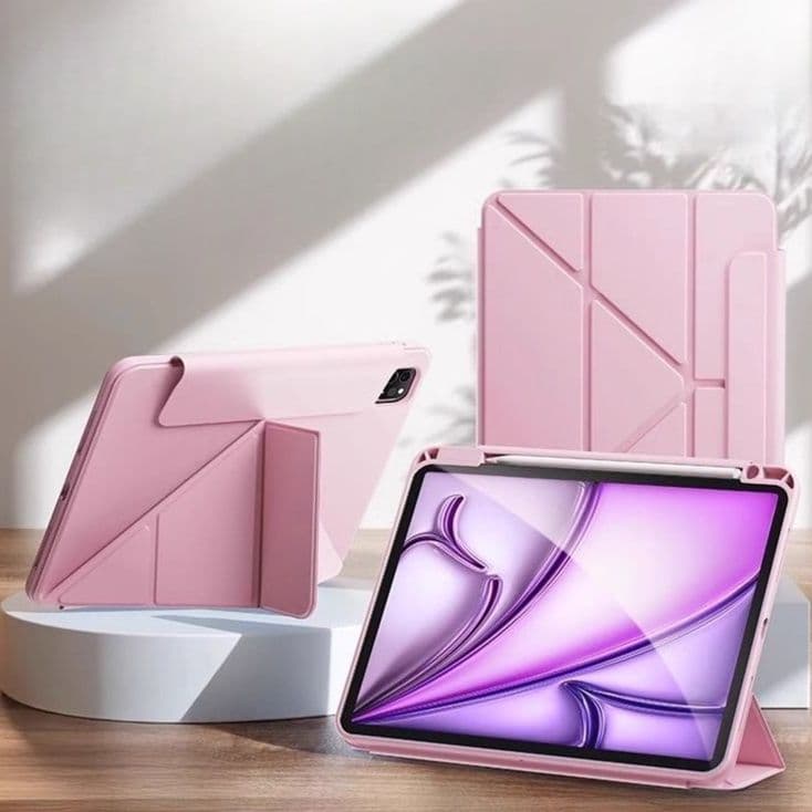 タブレットケース iPad/iPad Air/iPad Pro/mini 多機能三角スタンド搭載保護カバー