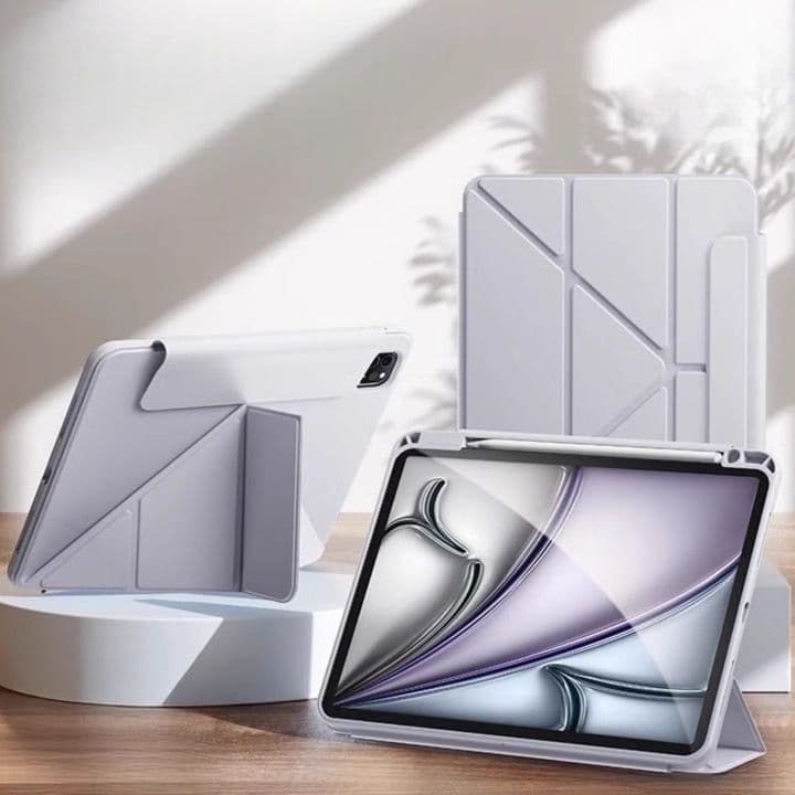 タブレットケース iPad/iPad Air/iPad Pro/mini 多機能三角スタンド搭載保護カバー