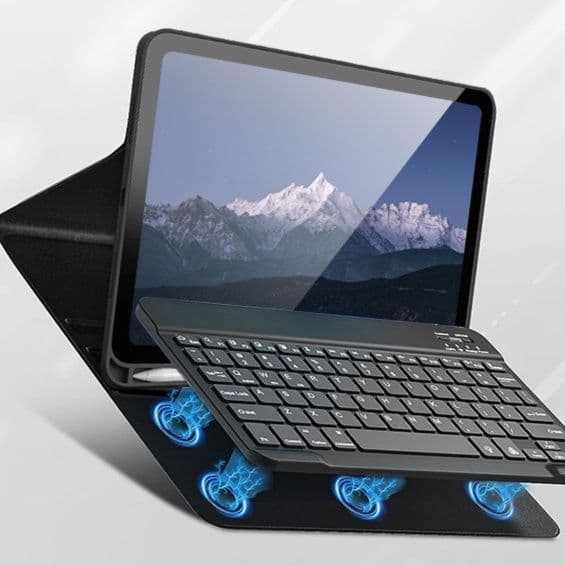 タブレットケース iPad/iPad Air/iPad Pro/mini マグネット式/LEDキーボード付き保護カバー