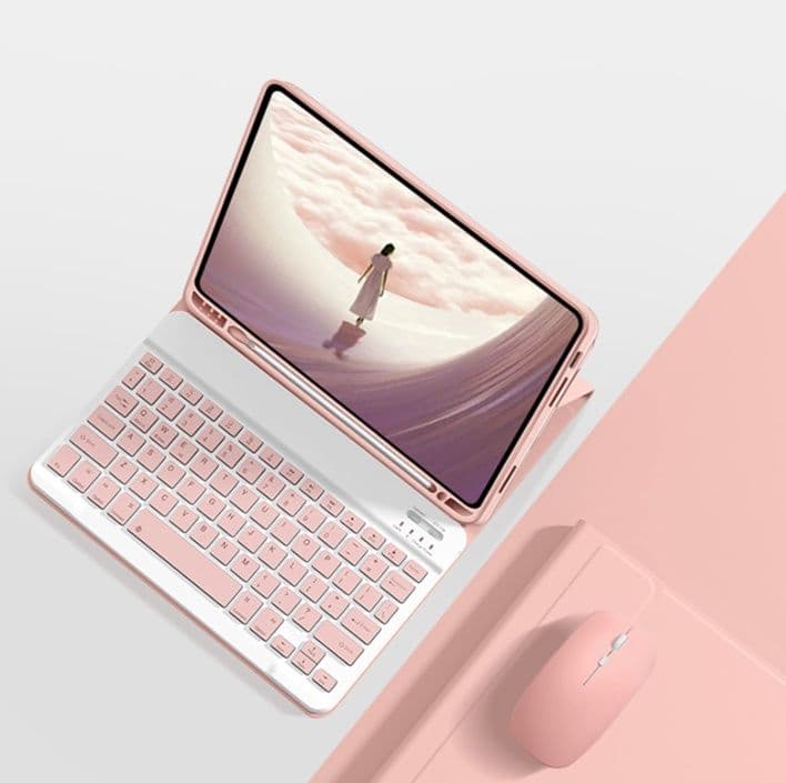 タブレットケース iPad/iPad Air/iPad Pro/mini マグネット式/LEDキーボード付き保護カバー