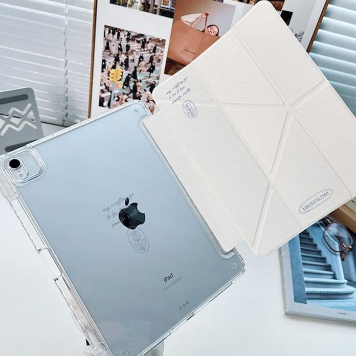 タブレットケース iPad/iPad Air/iPad Pro/mini 筆収納可能 幾何学模様タブレット保護カバー