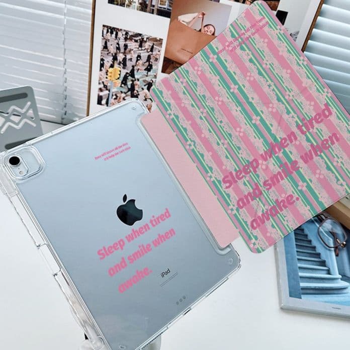 タブレットケース iPad/iPad Air/iPad Pro/mini 筆収納可能 幾何学模様タブレット保護カバー