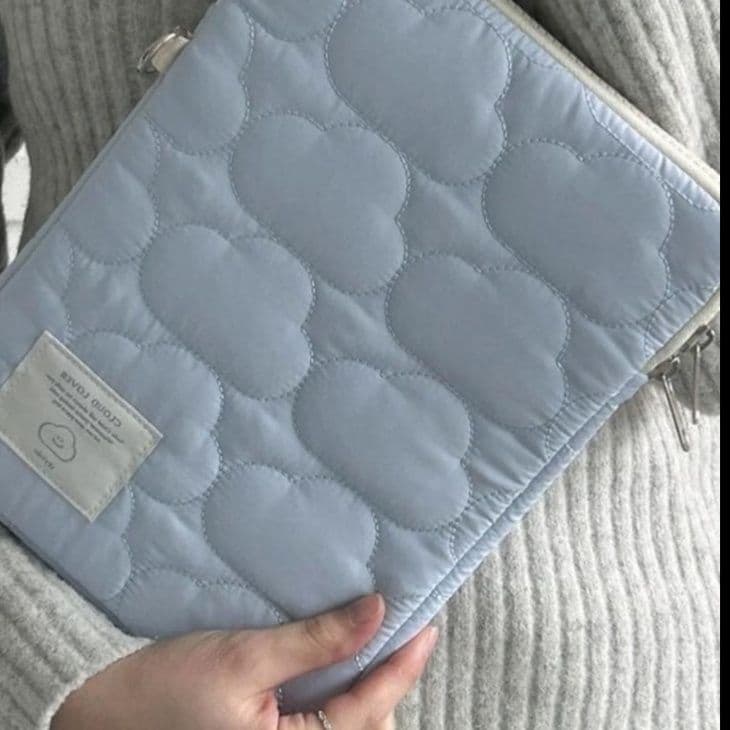 タブレットケース iPad/macbook Air Pro ふわもこ雲模様タブレットケース