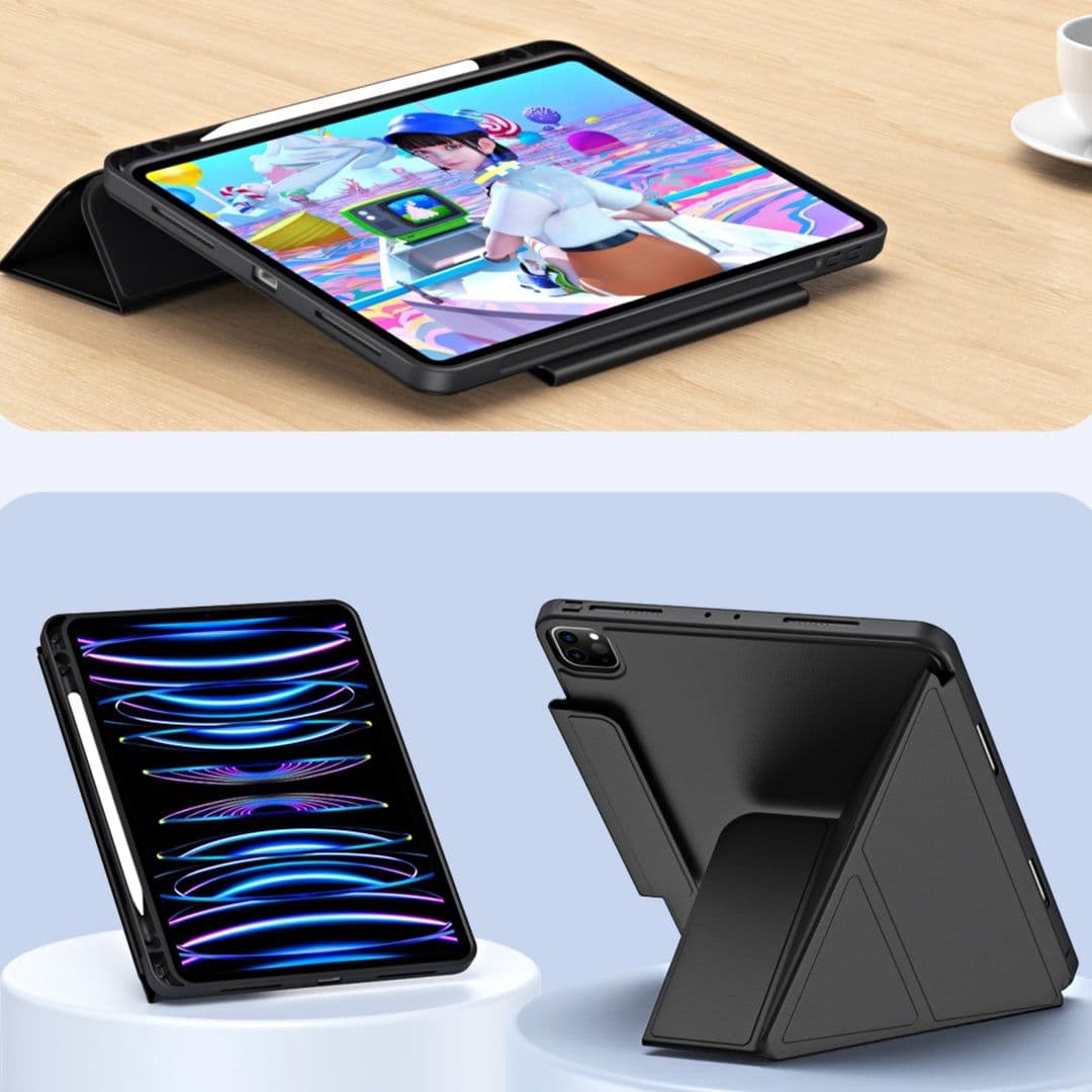 タブレットケース iPad/iPad Air/iPad Pro/mini 多機能変形スマート保護カバー