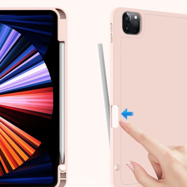 タブレットケース iPad/iPad Air/iPad Pro/mini 薄型筆収納マグネット装着ケース
