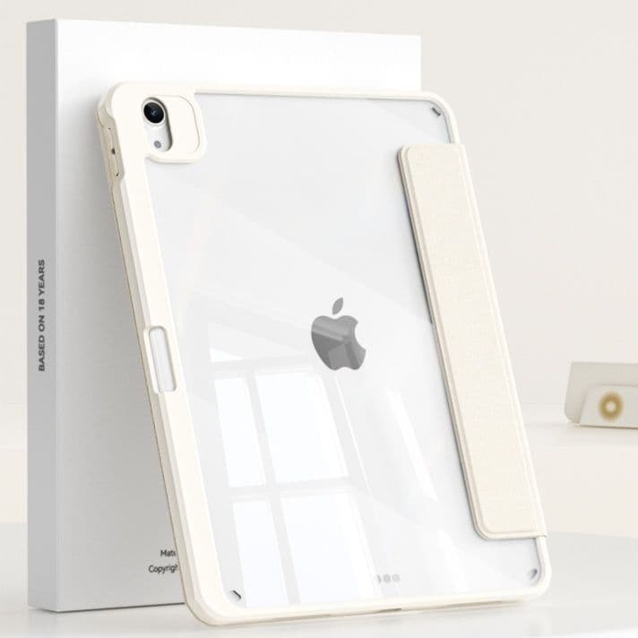 タブレットケース iPad/iPad Air/iPad Pro/mini 透明磁気分離式 ペンケース付き保護カバー