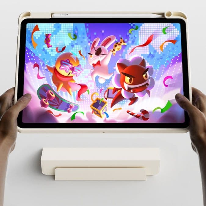 タブレットケース iPad/iPad Air/iPad Pro/mini 透明磁気分離式 ペンケース付き保護カバー