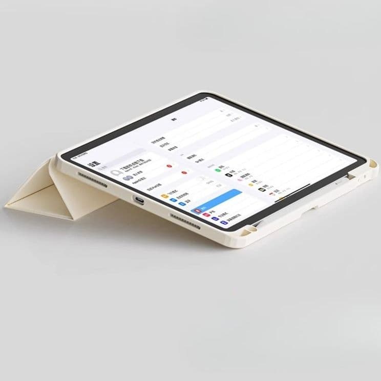 タブレットケース iPad/iPad Air/iPad Pro/mini 透明磁気分離式 ペンケース付き保護カバー