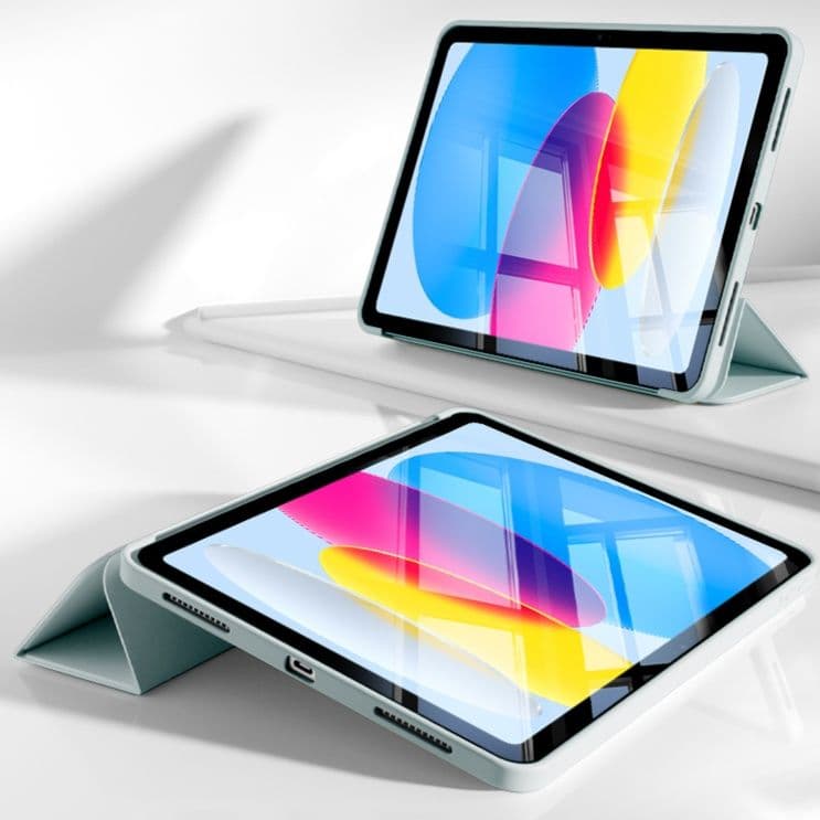 タブレットケース 液態感触三折支援タブレットケース iPad/iPad Air/iPad Pro/mini