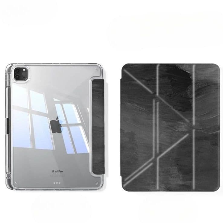 タブレットケース iPad/iPad Air/iPad Pro/mini 水彩画風折りたたみ式保護カバー