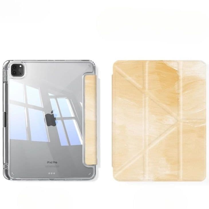 タブレットケース iPad/iPad Air/iPad Pro/mini 水彩画風折りたたみ式保護カバー