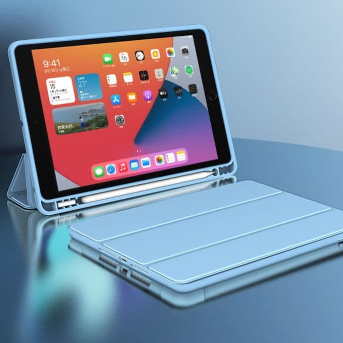 タブレットケース 多機能筆槽付き保護タブレットケース iPad/iPad Air/iPad Pro/mini