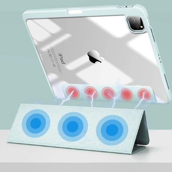 タブレットケース iPad/iPad Air/iPad Pro/mini 透明磁気吸着式保護カバー
