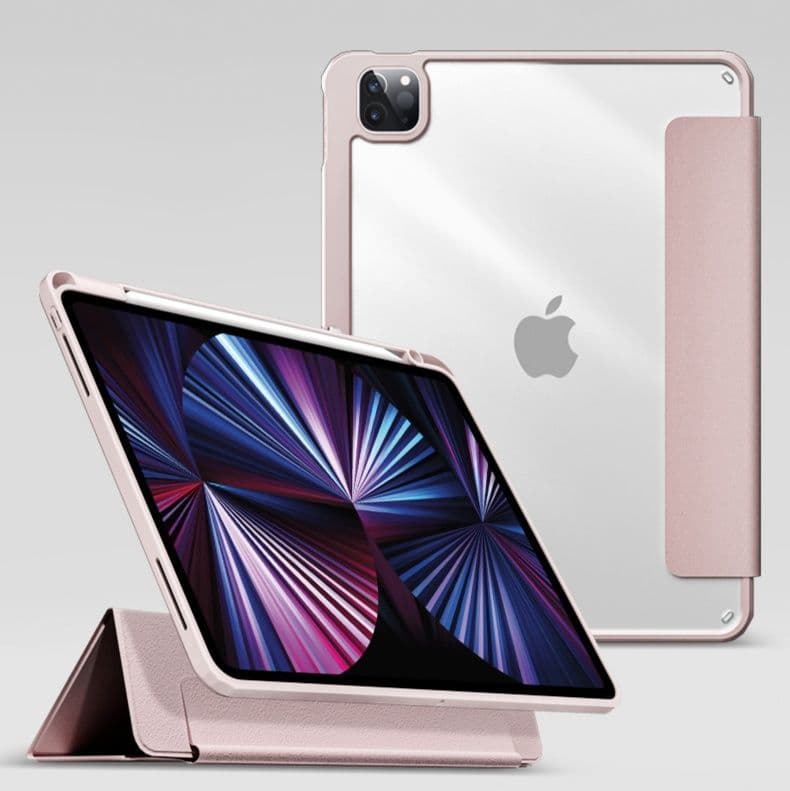 タブレットケース iPad/iPad Air/iPad Pro/mini 透明磁気吸着式保護カバー