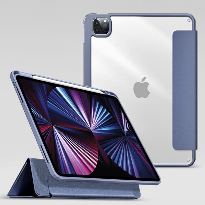 タブレットケース iPad/iPad Air/iPad Pro/mini 透明磁気吸着式保護カバー