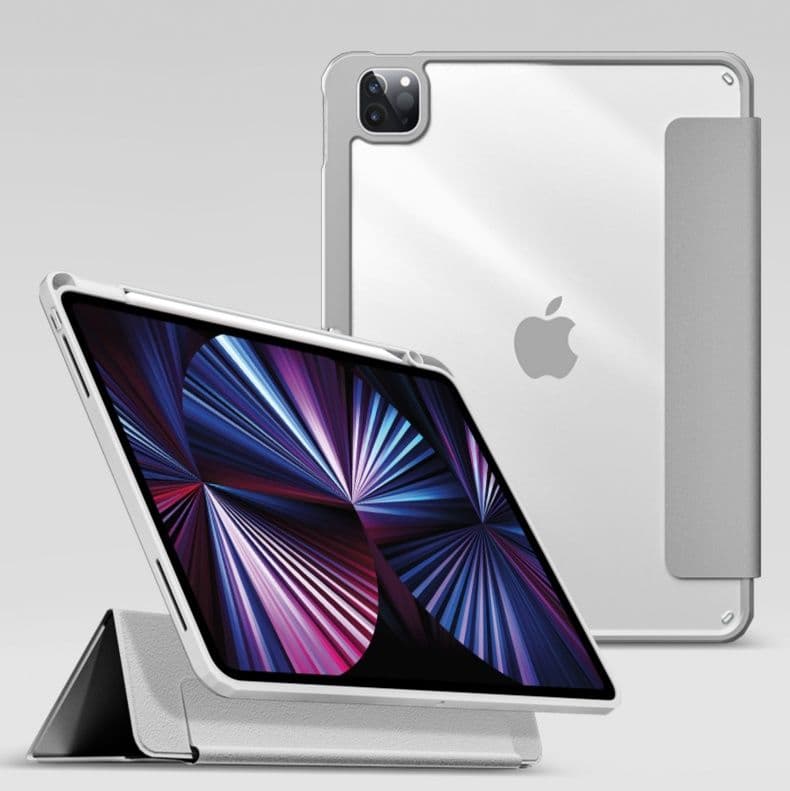 タブレットケース iPad/iPad Air/iPad Pro/mini 透明磁気吸着式保護カバー
