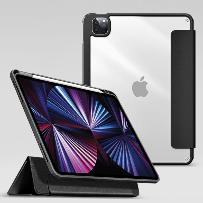 タブレットケース iPad/iPad Air/iPad Pro/mini 透明磁気吸着式保護カバー