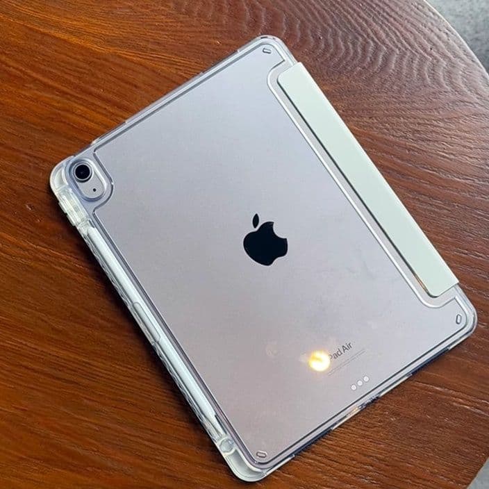 タブレットケース iPad/iPad Air/iPad Pro/mini 透明折り紙スタンド保護カバー