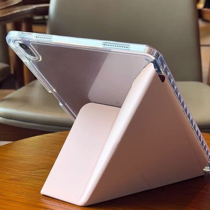 タブレットケース iPad/iPad Air/iPad Pro/mini 透明折り紙スタンド保護カバー