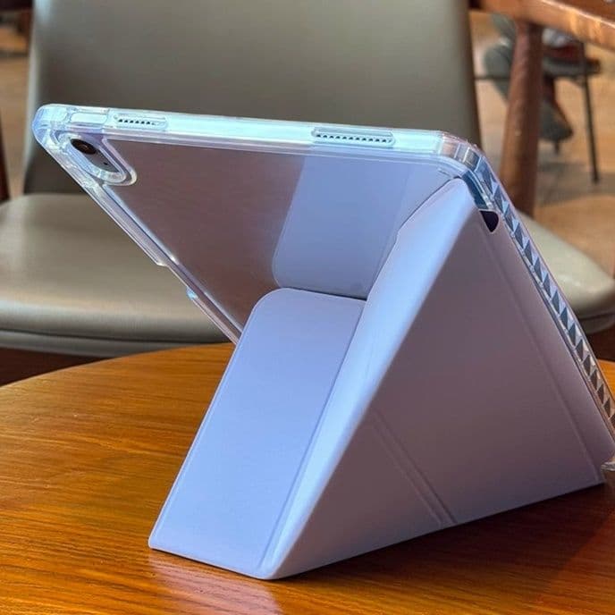 タブレットケース iPad/iPad Air/iPad Pro/mini 透明折り紙スタンド保護カバー