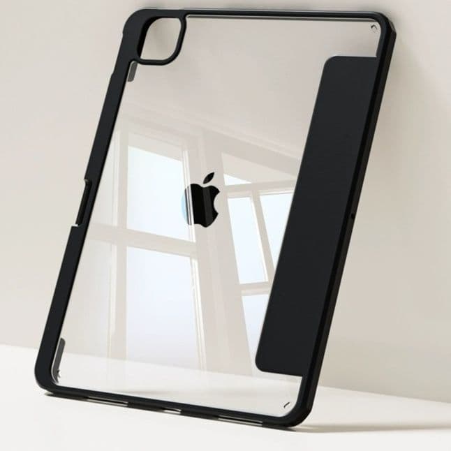 タブレットケース iPad/iPad Air/iPad Pro/mini クリア背面デザイン 高透明保護ケース