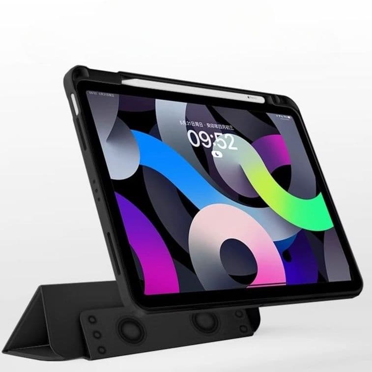 タブレットケース iPad/iPad Air/iPad Pro/mini クリア背面デザイン 高透明保護ケース