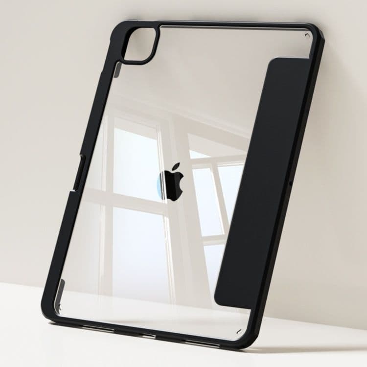 タブレットケース iPad/iPad Air/iPad PRo/miniタブレットケース 磁気吸着式透明背面保護タブレットケース