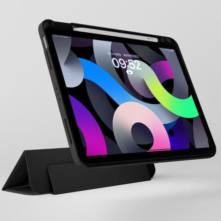 タブレットケース iPad/iPad Air/iPad PRo/miniタブレットケース 磁気吸着式透明背面保護タブレットケース