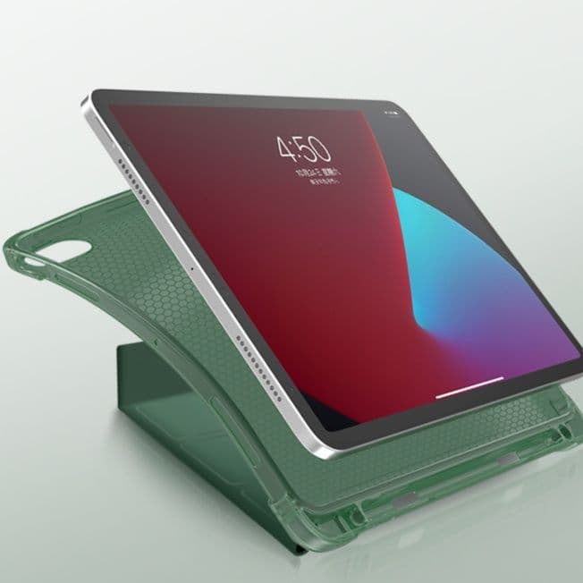 タブレットケース iPad/iPad Air/iPad Pro/mini 柔軟シリコン全包み折り畳み式保護ケース