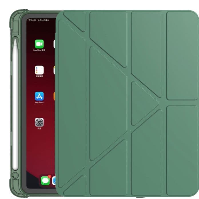 タブレットケース iPad/iPad Air/iPad Pro/mini 柔軟シリコン全包み折り畳み式保護ケース