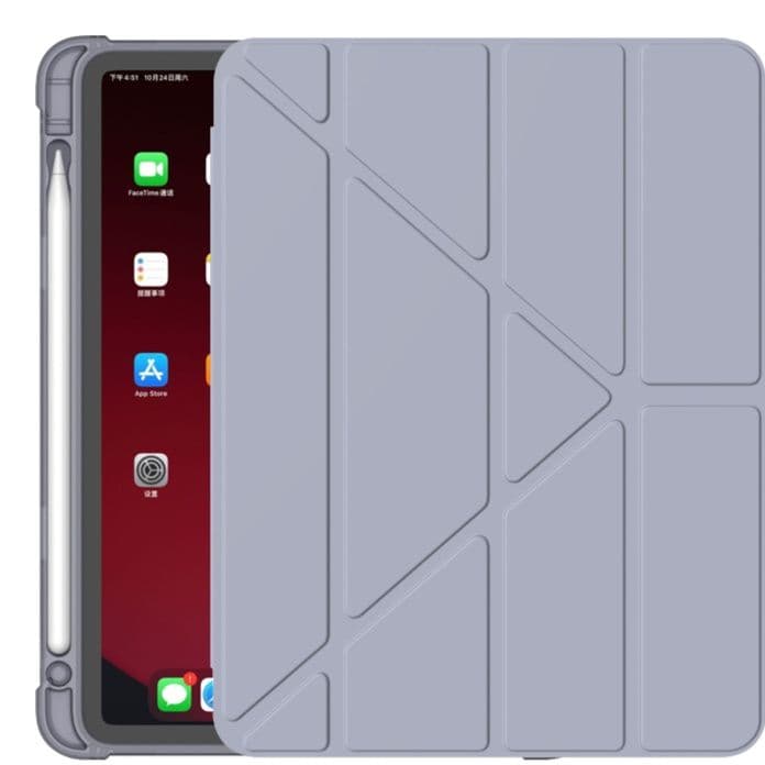タブレットケース iPad/iPad Air/iPad Pro/mini 柔軟シリコン全包み折り畳み式保護ケース