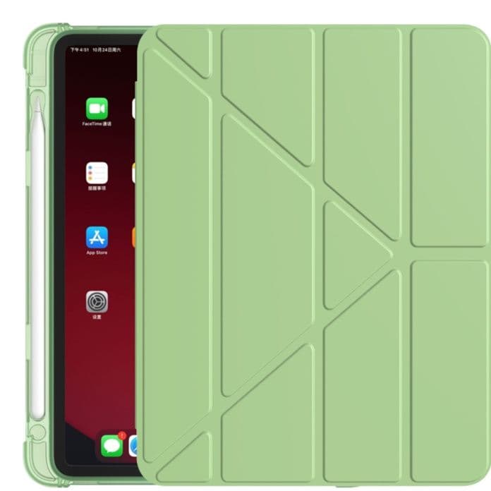 タブレットケース iPad/iPad Air/iPad Pro/mini 柔軟シリコン全包み折り畳み式保護ケース