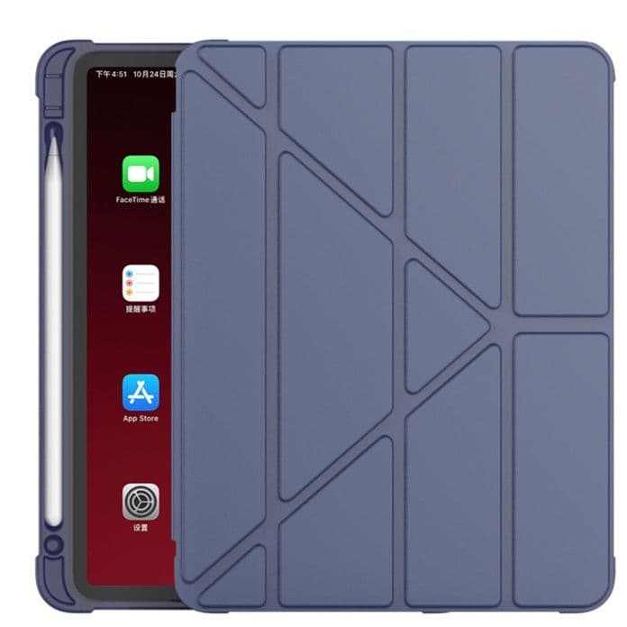 タブレットケース iPad/iPad Air/iPad Pro/mini 柔軟シリコン全包み折り畳み式保護ケース