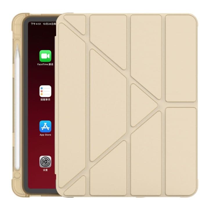 タブレットケース iPad/iPad Air/iPad Pro/mini 柔軟シリコン全包み折り畳み式保護ケース