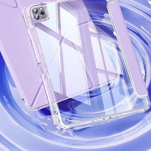 タブレットケース ipad/iPad Air/iPad Pro/mini iPad/iPad Air/iPad Pro/mini 透明背面保護カバー 折り畳み式