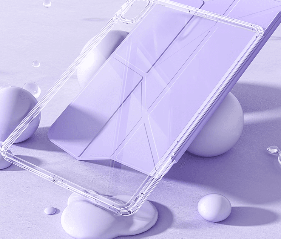 タブレットケース Hauwai/MatePad/Y字折透明保護ケース（取り外し可能）