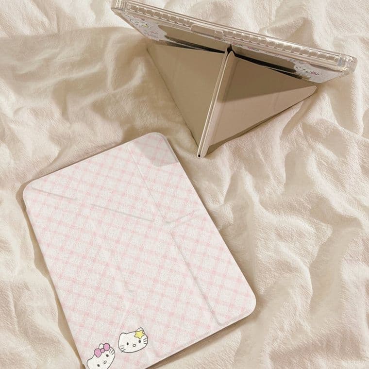 タブレットケース iPad/iPad Air/iPad Pro/mini 猫柄ハートデザイン保護カバー