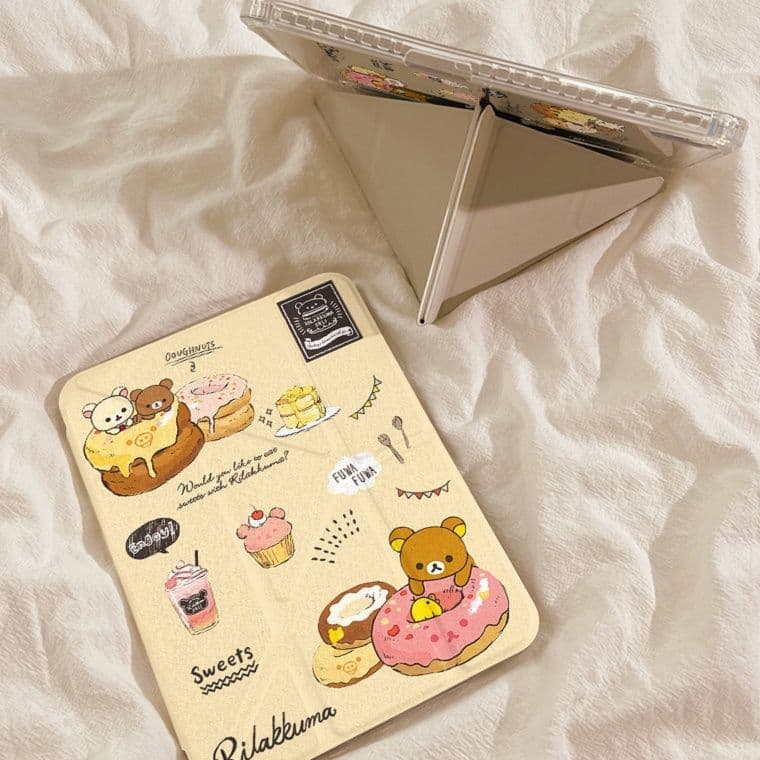 タブレットケース iPad/iPad Air/iPad Pro/mini 猫柄ハートデザイン保護カバー