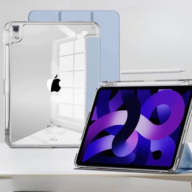 タブレットケース iPad/iPad Air/iPad Pro/mini クリア透明保護カバー 機能美
